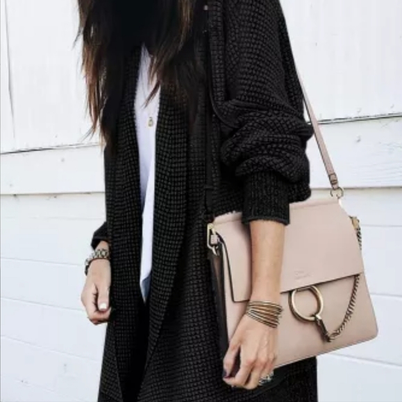 1 XL left 😊New Black Plaid Knitted Long Open Front Cardigan💔clearance price - Picture 3 of 16